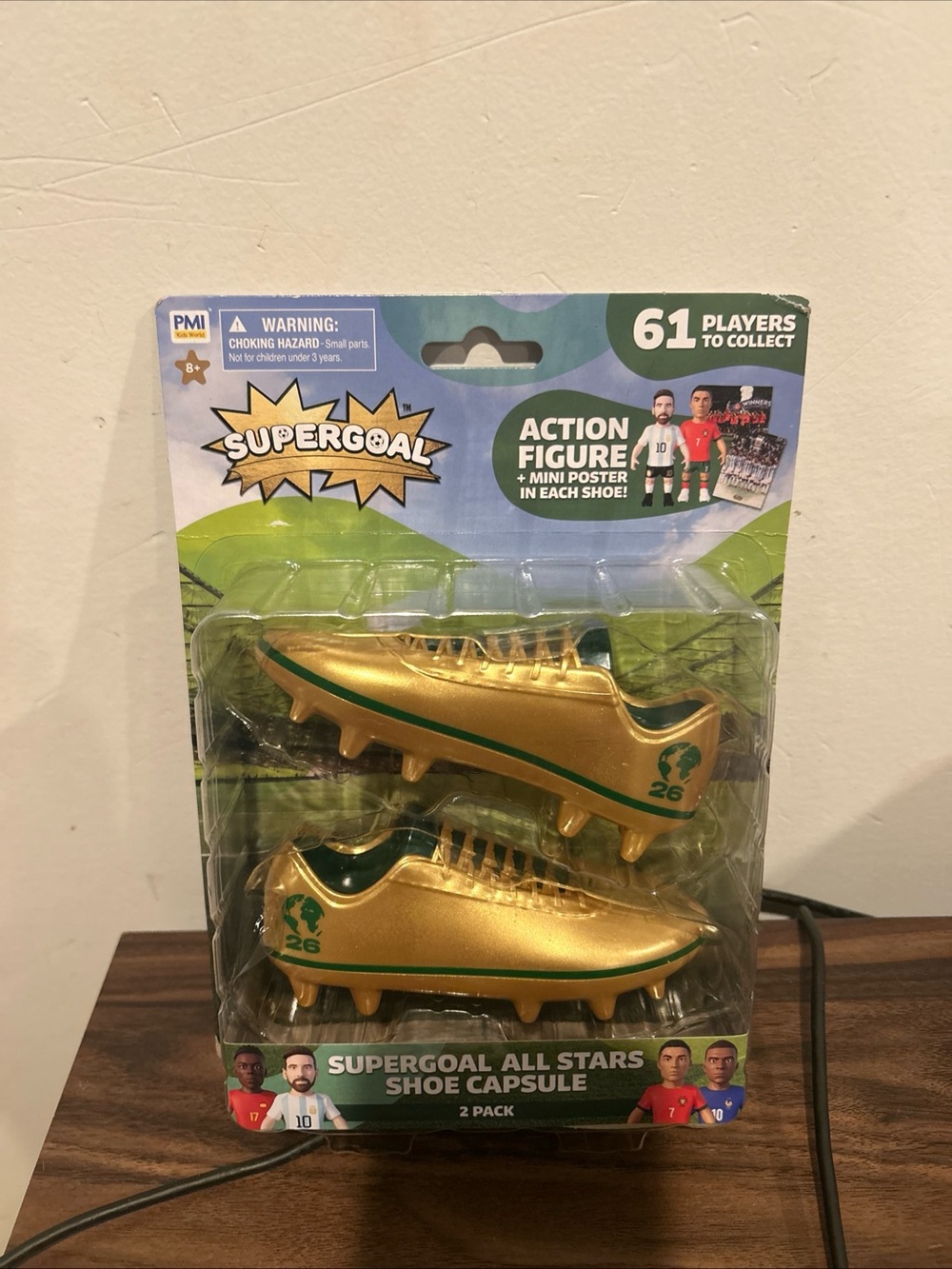 PMI Supergoal 2026 World Cup All Star Cleat Capsule Mystery Action Figure 2 Pack